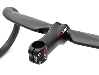 Naujas EC90 anglies pluošto kelių dviratį rankenos + rankenos 400/420/440x70-130mm, dviračio rankenos