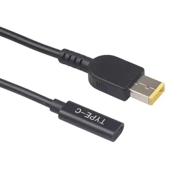 USB 3.1 Adapterio Kabelį, Tipas C USB Female į Aikštę DC Male Plug Visi-vario Vielos Indukcijos Chip 15cm su PD Galios Char