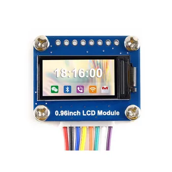 Waveshare 0.96 colių LCD ekranas Modulis IPS ekranas 160x80 HD raiška SPI sąsaja 3.3 V, 65K spalvinga