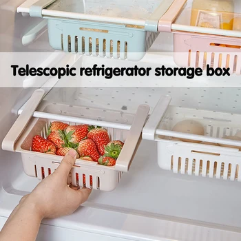 Virtuvės saugojimo konteineris šaldytuvas bagažo saugykla langelį, stalčių tipo, multi-funkcija šviežių nutekėjimo saugojimo krepšys