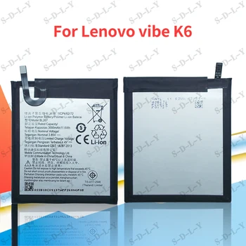 Lenovo Vibe K6 BL267 5.0 3000mAh Baterija BL267 mobiliojo Telefono Bateriją+Sekimo + įrankiai
