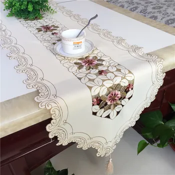 Stilingas minimalistinis staltiesė Elegantiškas EmbroideryTable Pastoracinė Medžiaga Arbatos staltiesės,Prabangūs Stalo kilimėlis stalo Dangčio apdaila