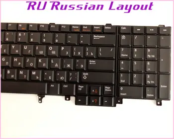 Rusijos RU Išdėstymas Klaviatūra Dell Precision M4600 M4700 M6600 M6700 Laptop/Notebook be Taško Klijuoti Ne foninio apšvietimo