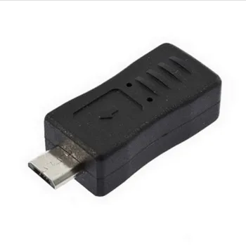 Micro Male usb į Mini USB Female Keitiklio Jungties, Perduoti duomenis Sinchronizuoti Įkroviklį, įkroviklio Adapterį, skirtą 
