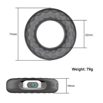 Sekso žaisliukai Vyrams USB Įkrovimo Spermos fiksavimo Žiedą Ejakuliacijos Užlaikymas Gaidys Žiedas Erekcija Suaugusiems Elastingas Varpos Žiedas Sexoshop
