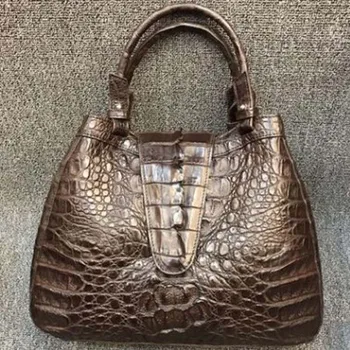 XHPJ naują atvykimo autentiški krokodilas Miss rankinėje kilnus, elegantiškas mados natūralios odos Moteriška maišelį moterų rankinės