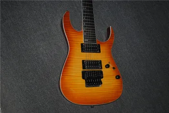 Gamyklos Custom gitara, 7 stygos elektrine gitara, su raudonmedžio fingerboard ，Nemokamas pristatymas